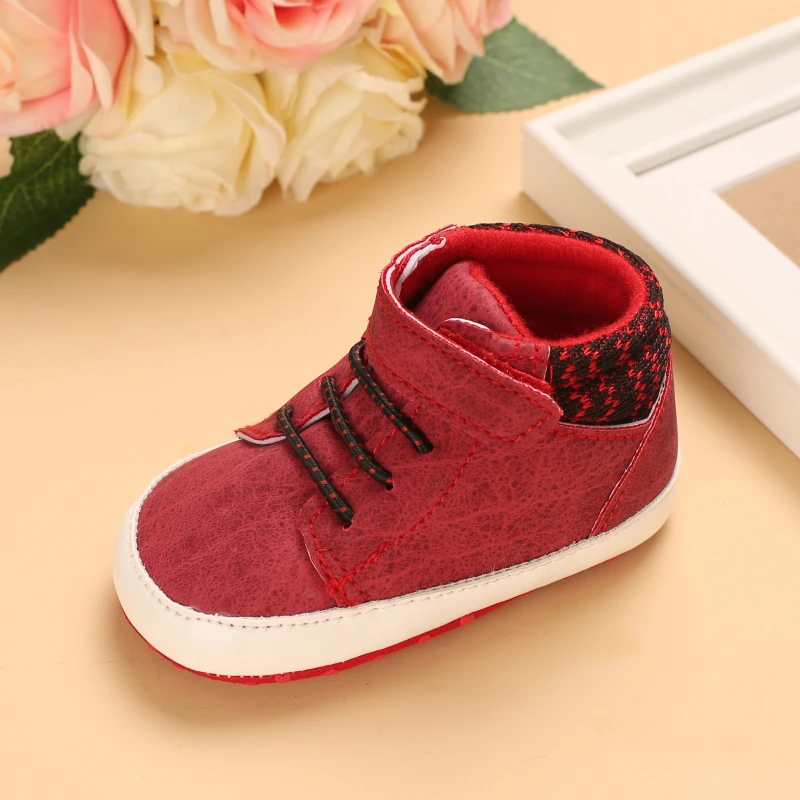 Baby Spring And Autumn Style Lovely Bow Solid Color Soft Sole Princess Shoes 0-18 Months Newborn Baby Casual Walking Shoes