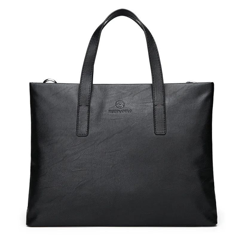 

2018 New Style Cross Men's Bag Handbag Men's Briefcase MEN'S Computer Bag Business Ultra-Thin Crossbody Bag