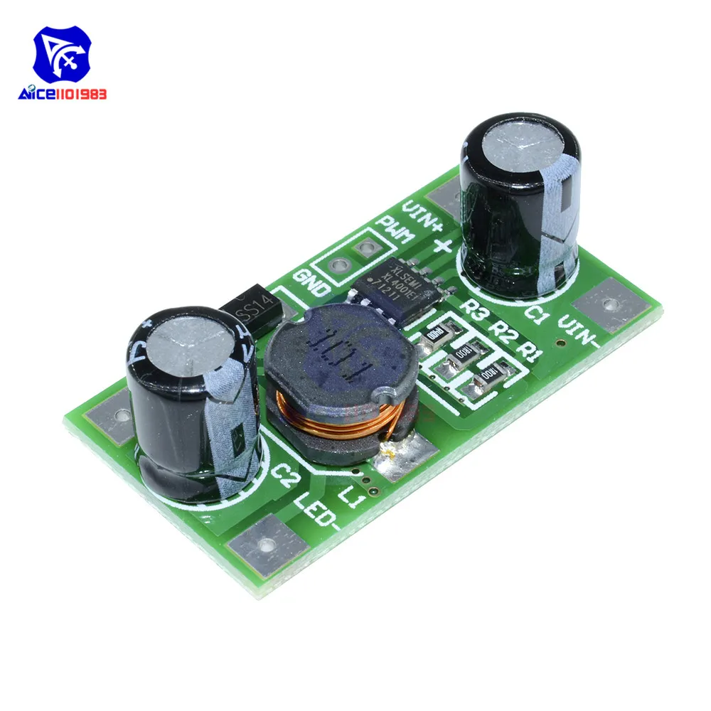 Diymore DC 5 35 в 700 мА 3 Вт/350 1 Вт Светодиодный PWM драйвер светильник диммер понижающий