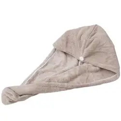 Anti-deformed  Soft Easy to Use Bathing Hair Cap Environmental Protection Hair Drying Hat Practical   for Home