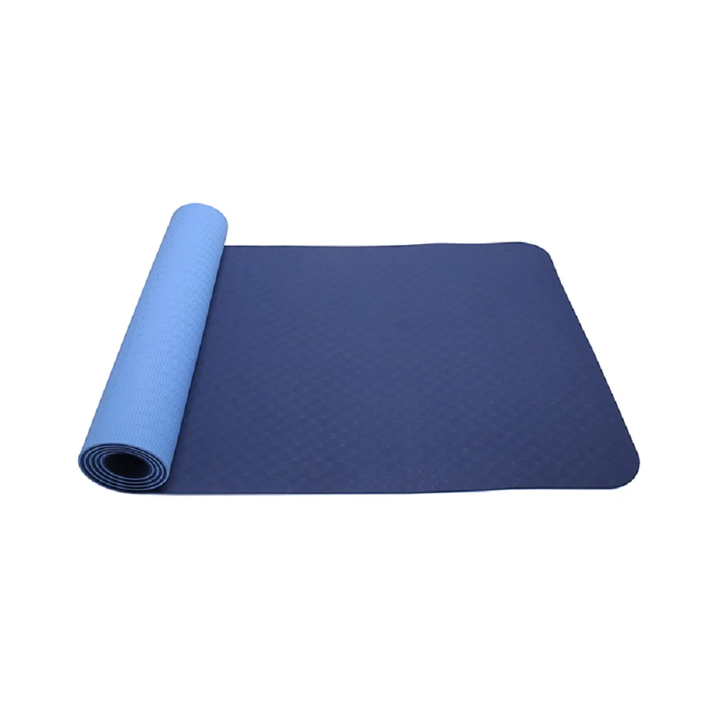 1830*610*8mm Double Color Yoga Mat Eco-Friendly TPE Material Anti-Slip Odorless Fitness Gym Home Tasteless Pad For Beginner