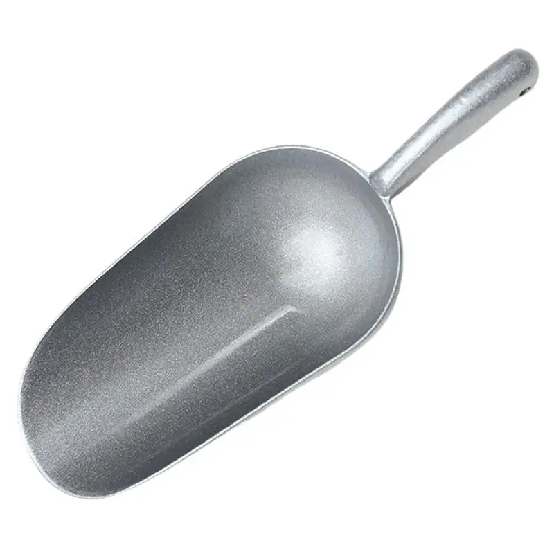 1Pc Zinc Alloy Food Shovel Home Kitchen Silver Flour Scoop Candy Nuts Beans Rice Dried Fruit Shovel Ice Scoop Kitchen Tool