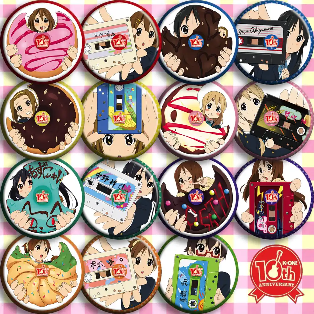 K On K On Badge Highschool Girl Musical Story Brooch Brooches Aliexpress