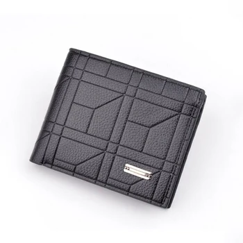 

Top Men's Wallet Leather Brand Luxury Retro Wallet Men's Short Slim Student Wallet Cross Section Men's Wallet Wallet Men's Youth