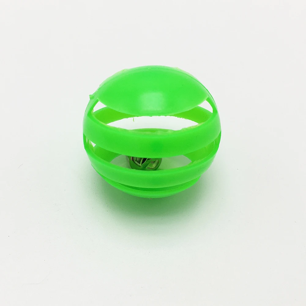 Bonzerpet кошка полый пластиковый мячик колокольчик с кольцом играя звук жевания царапины красочные Мячи интерактивные забавная клетка обучающие игрушки