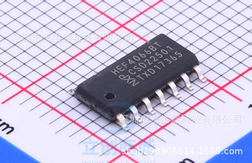 HEF4066BT, 653 SOIC-14