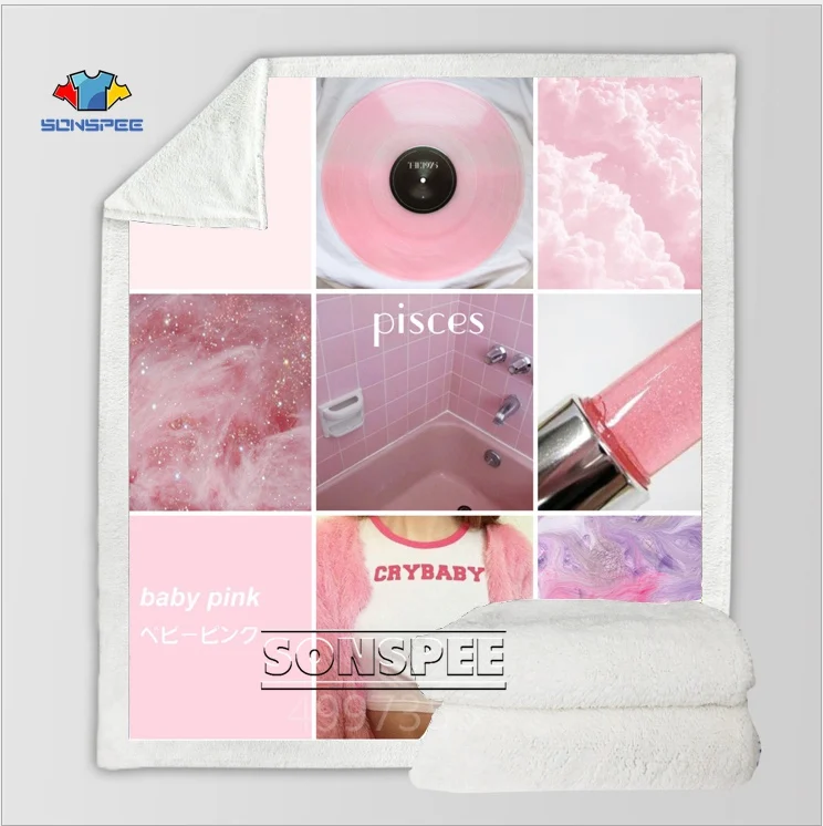 9 SONSPEE Green macaron Harajuku, детское одеяло с 3d принтом для взрослых, покрывало для диванов, постельные принадлежности для путешествий, фирменный магазин-аутлет, удобное K56 - Цвет: 9