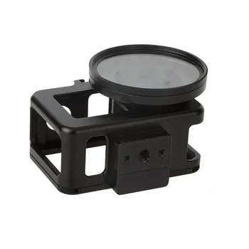 

52mm UV Lens Camera Protective frame Wrench Lens Cover Base Black For DJI OSMO Action Camera