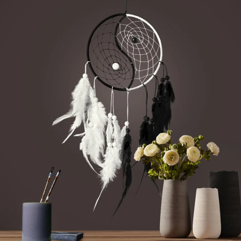 Yin Yang Tai Chi Dream Catcher Creative Home Decoration Ornaments Chinese Style XR106 | Дом и сад