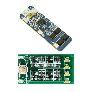 

1Pcs 3S 11.1V 12V 12.6V Battery Capacity Indicator Module &1Pcs 3S 10A 12V Battery Charger Protection Board Module