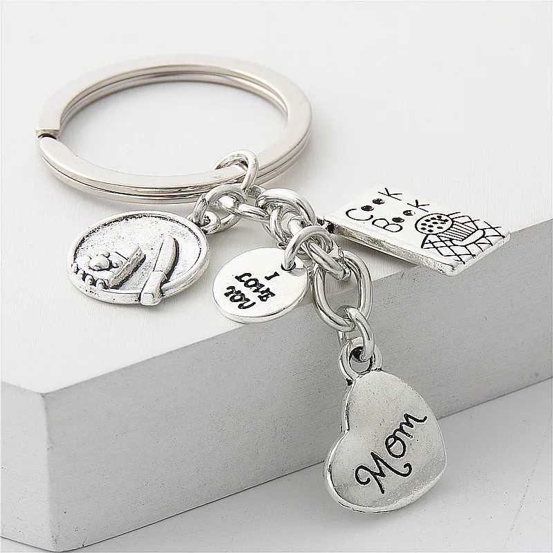 1 шт. брелок в семейном стиле для ключей с надписью Я люблю тебя|Брелоки| |