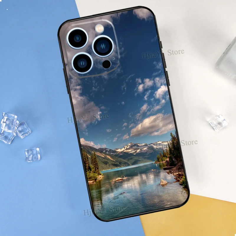 phone belt pouch Beautiful Nature Forest Tree Phone Case For iPhone 13 12 11 Pro Max mini SE 2020 X XR XS Max 7 8 Plus Cover Coque personalised flip phone case