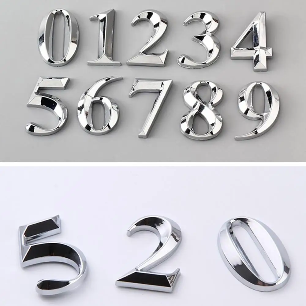Самоклеящиеся таблички с цифрами наклейки для комнат домов дверей квартир