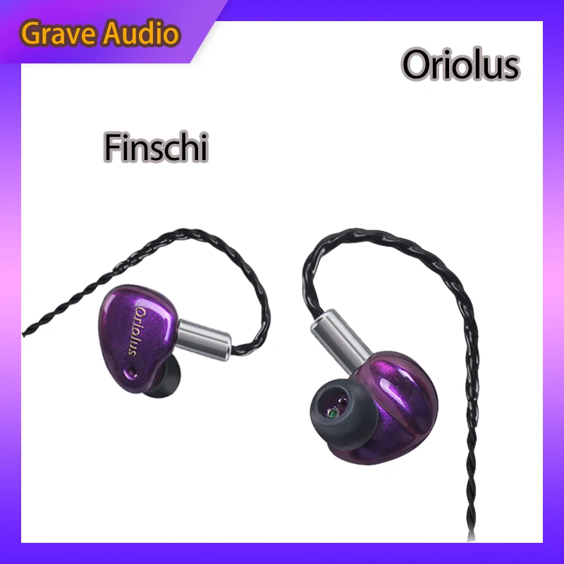 

Наушники-вкладыши Oriolus Finschi 1DD + 1BA Hybrid technology Hifi Monitor