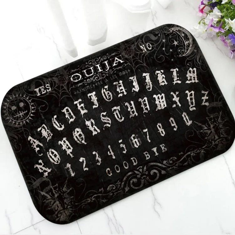 Мягкая доска Ouija спиртовая дверной коврик ковер черная резиновый для ванной вход