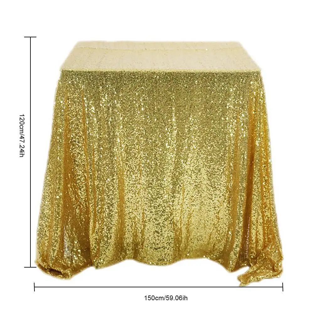 Скатерть с блестками, квадратная скатерть с золотыми блестками, блестящая скатерть для свадебного фестиваля, вечерние# SW