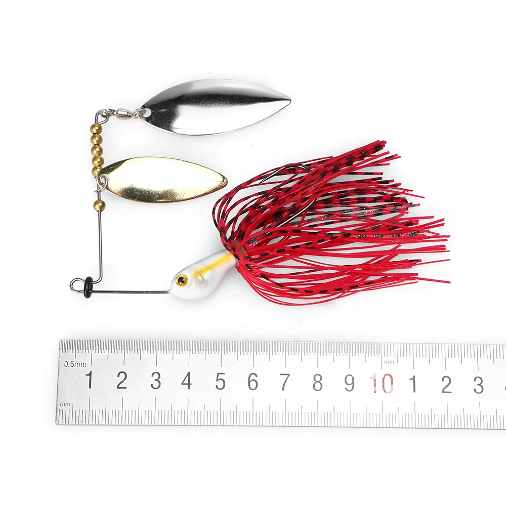 5 шт. вращающаяся блесна твердые приманки Наборы 20/25g Spinnerbaits блесна, приманка, с зазубринами для морской пресноводный
