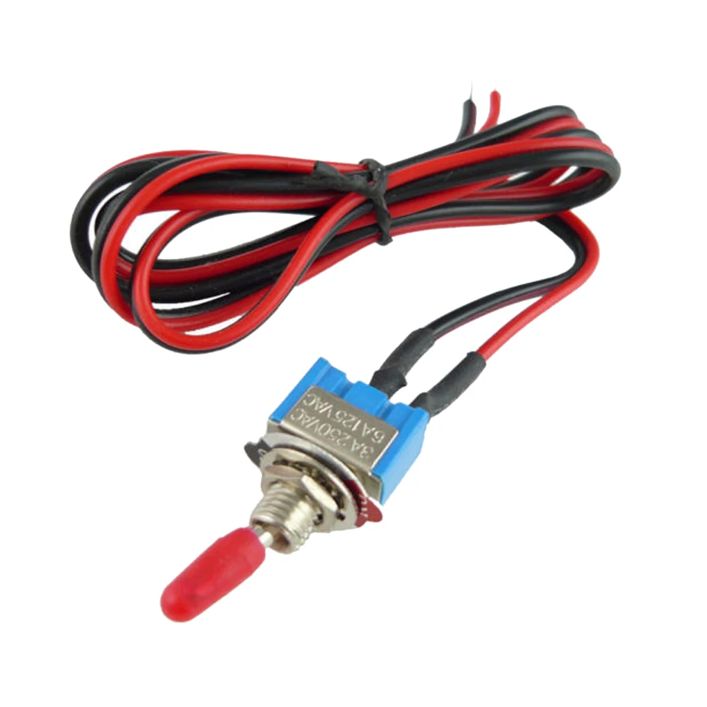 Security Alarm Pre-Wired On/Off Mini Toggle Switch 24inch 12V