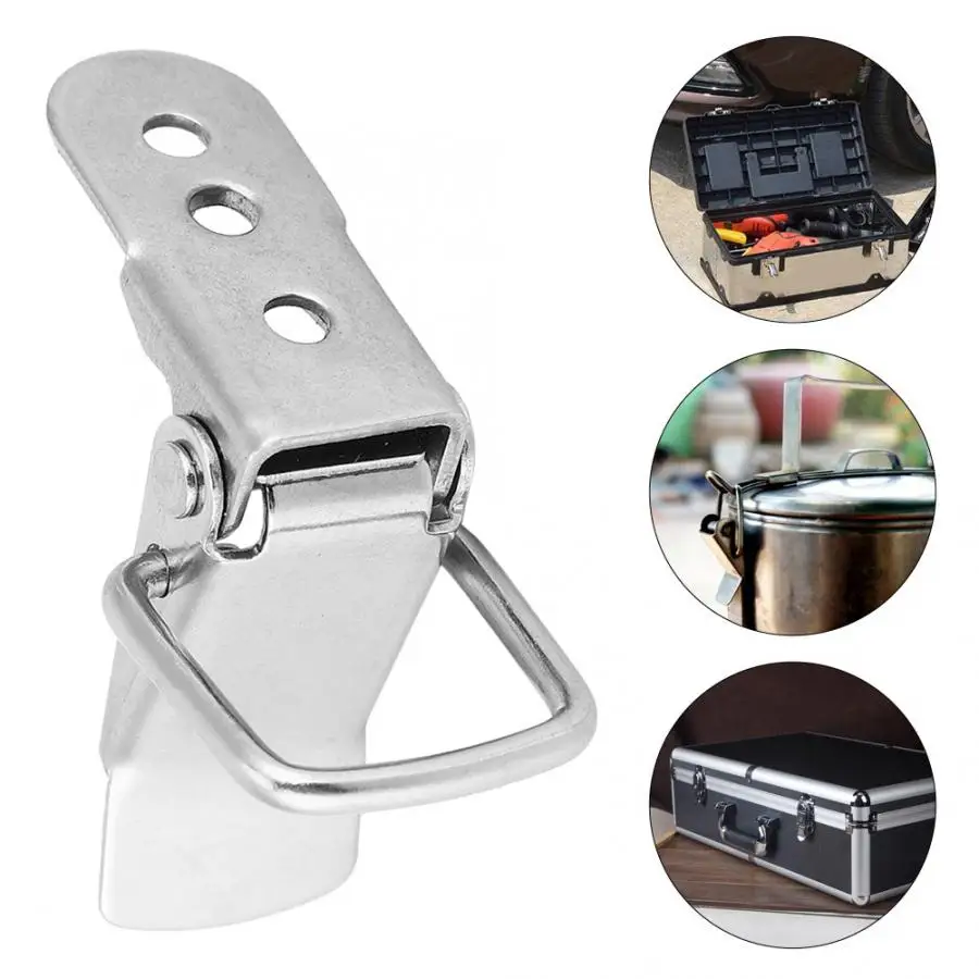 

DK010 10Pcs Case Buckle Stainless Steel Latch Catch Clasp Luggage Hardware Fitting hinge locks