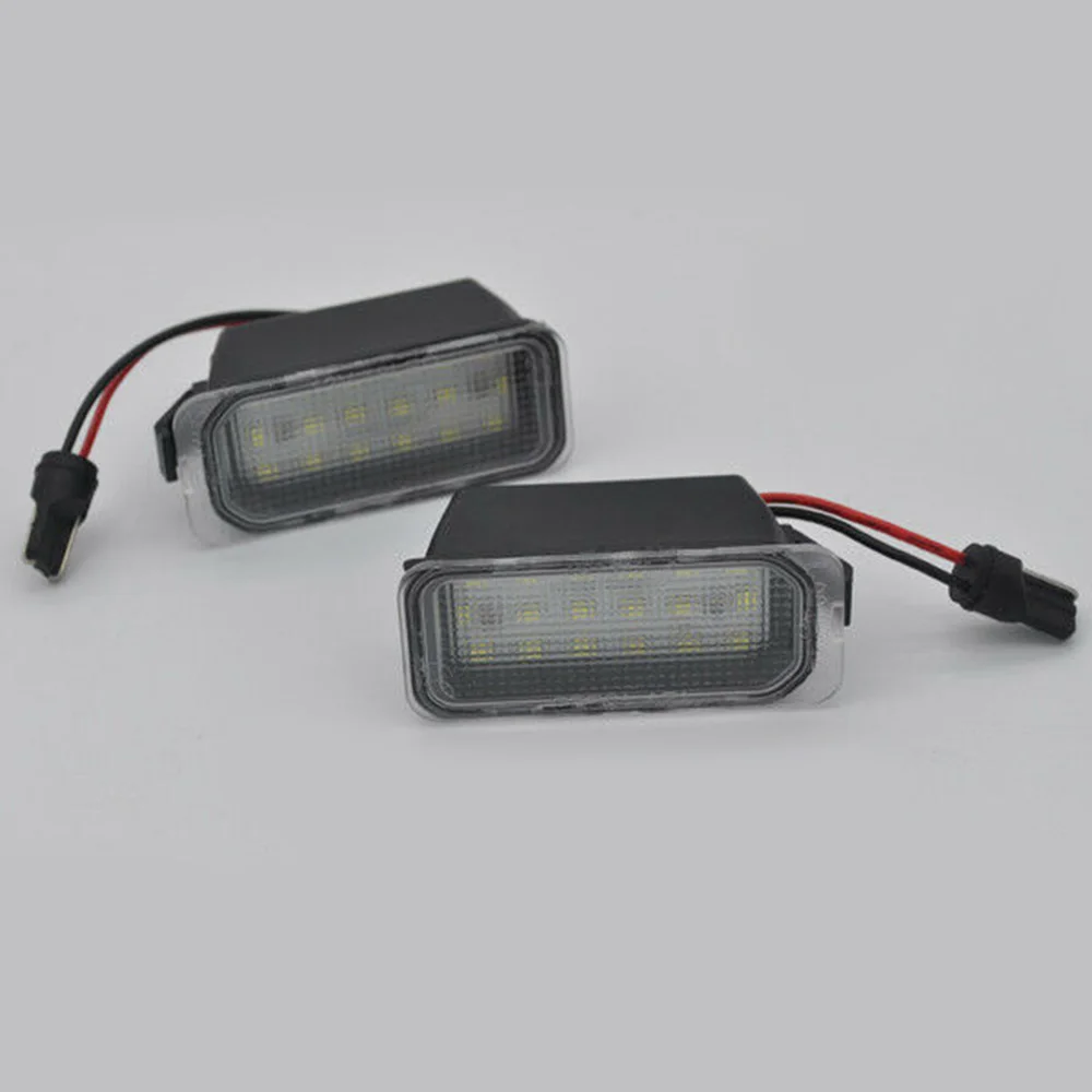 2 шт. яркий Canbus светодиодный номерной знак для Fiesta Focus Mondeo Galaxy C Max Освещение номерного знака