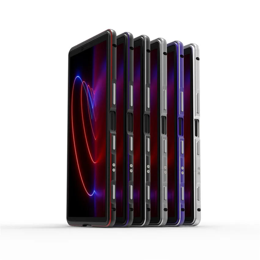 For Sony Xperia 1 Case Metal Frame Double Color Aluminum Bumper Protect Cover for Sony Xperia 1 Xperia1 J8110 J8170 J9110 Case (8)