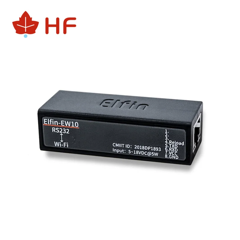 HF Elfin-EW10 поддержка TCP/IP Telnet Modbus последовательный порт RS232 для Wi-Fi устройства Серверный модуль TCP протокол передачи данных