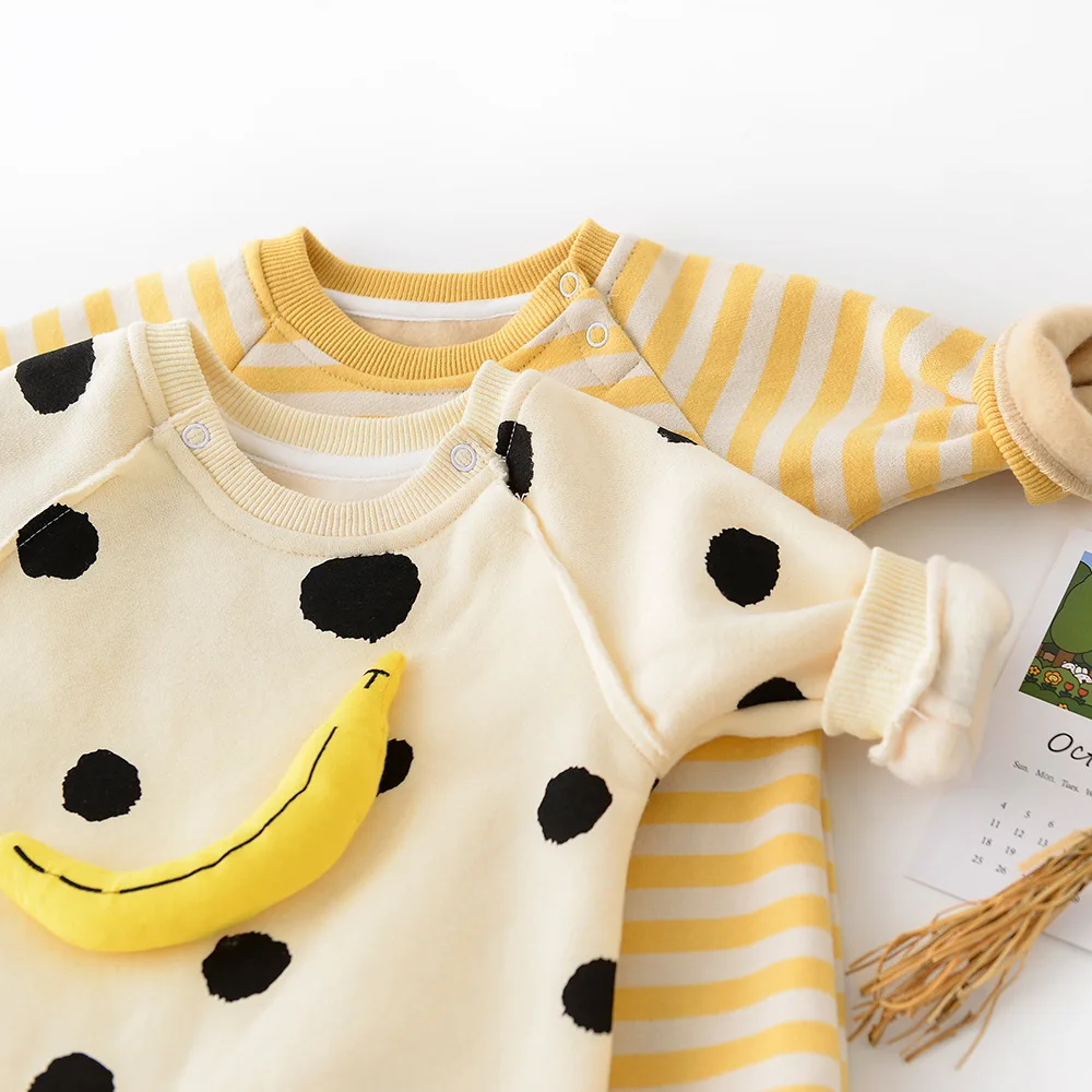 Baby Girls Banana Jumpsuit Infant Clothing