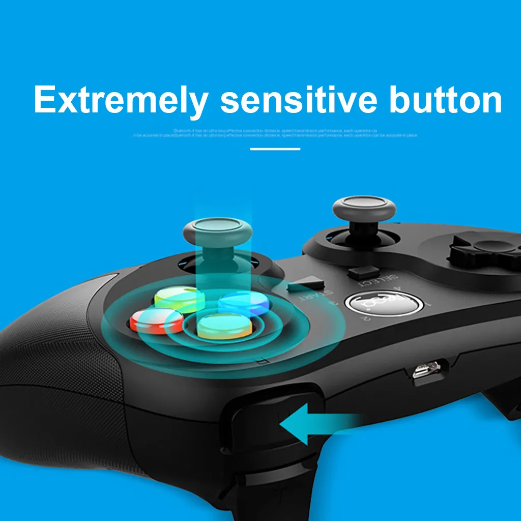 Wireless Bluetooth Game Controller Gamepad Joystick For Android PC Support 4-5.5-inch Mobile Phone
