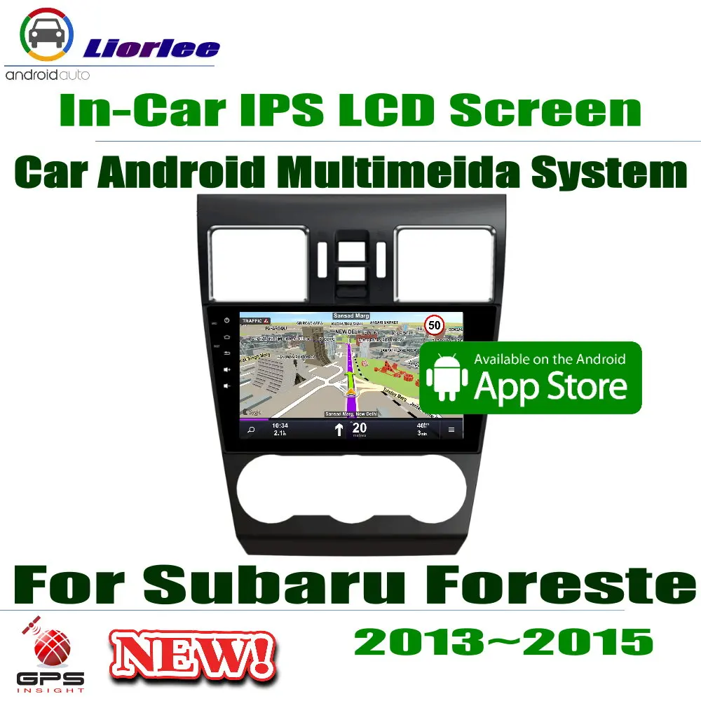 9\ HD 1080P IPS LCD Screen Android 8 Core For Subaru Forester 2013~2015 Car Radio BT 3G/4G WIFI AUX USB GPS Navi Multimedia