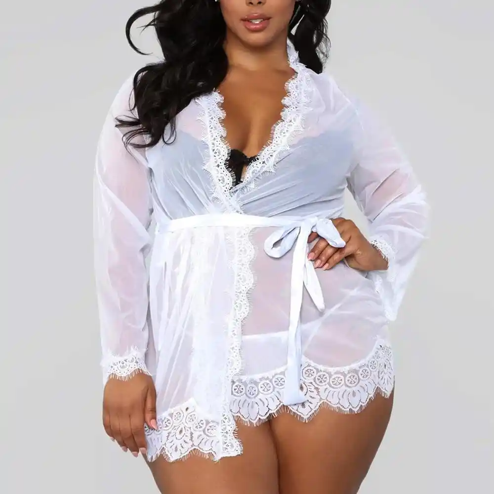 see through night robe