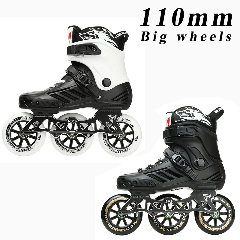 2021 Adult Inline Skates 3 Wheels Outdoor Speed Skating Shoes Sneaker