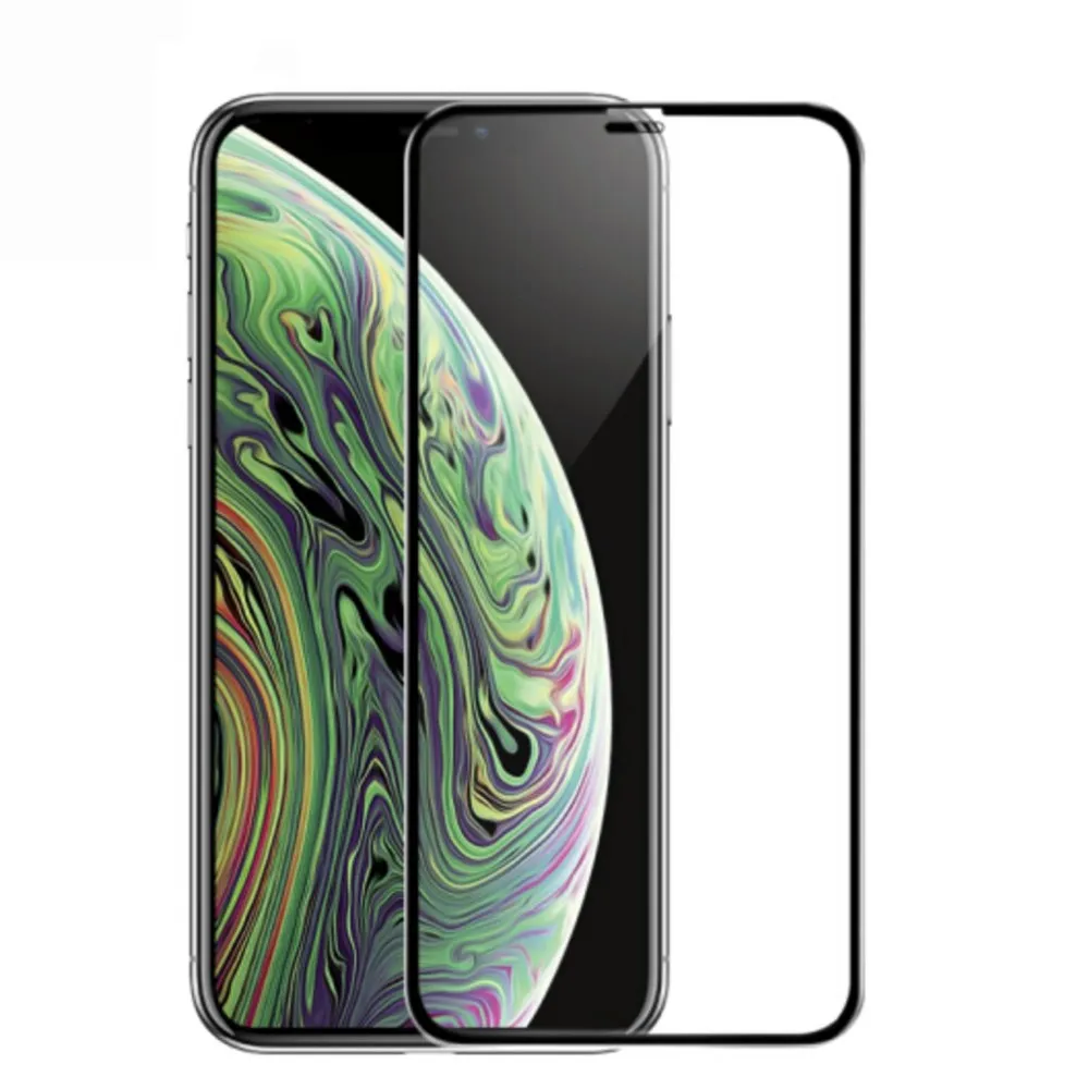 Полное покрытие закаленное стекло на iPhone 11 Pro XR X XS MAax Защита экрана для 7 8 6 6s Plus 5 5S