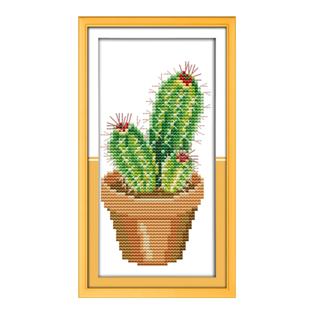 Kit De Points De Croix Cactus Dessin Anime 14ct 11ct Toile Imprimee Broderie Fait A La Main Plus Aliexpress Kit De Points De Croix Cactus Dessin Anime 14ct 11ct Toile Imprimee Broderie Fait A La Main Plus Aliexpress