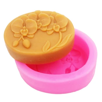 

3D Flower Shape Soap Silicone Mold Form DIY Fondant Cake Decorating Baking Tools Handmade Sugarcraft Candy Chocolate Molds