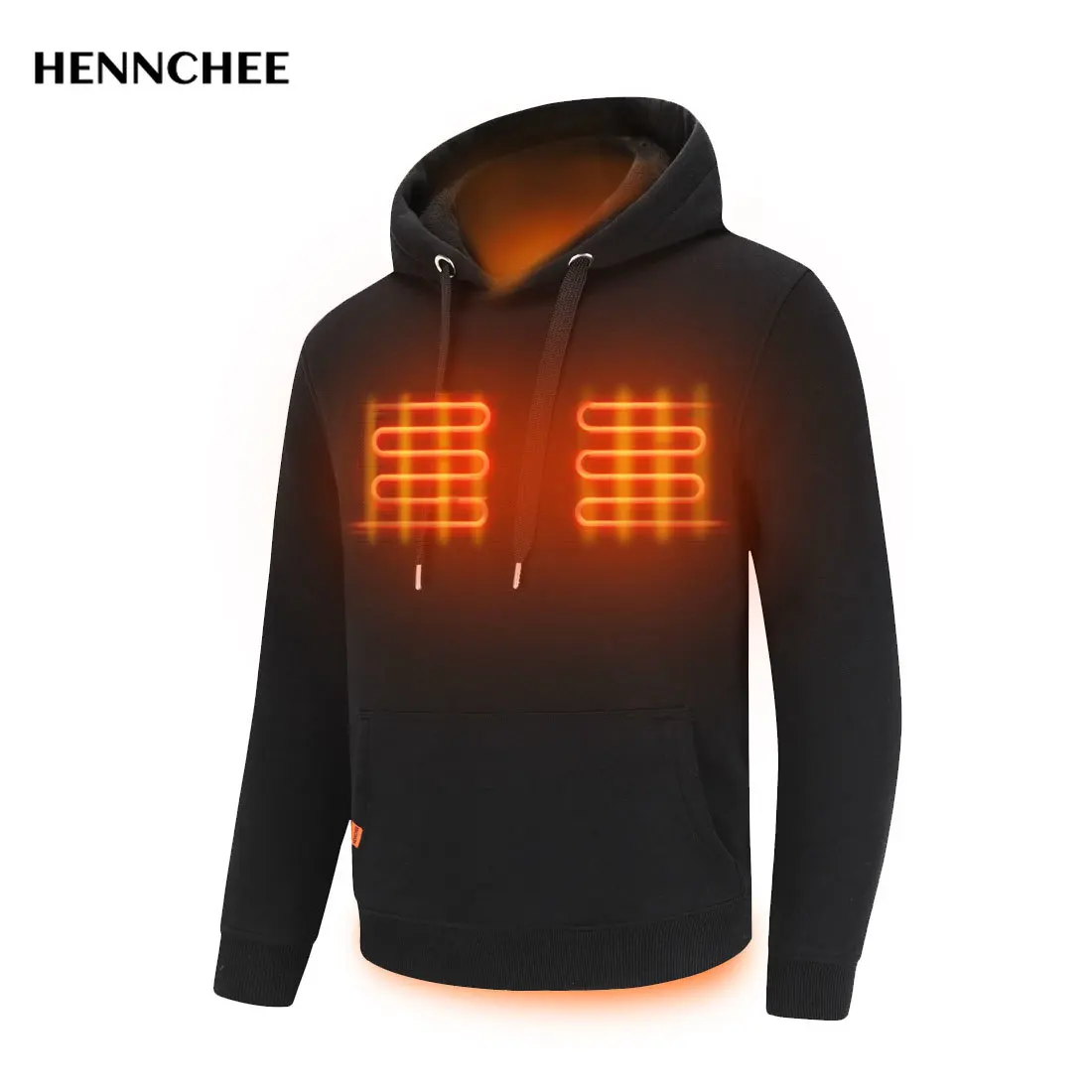 Unisex Heated Pullover Hoodies Winter Fleece Essentials Hoodie Men's