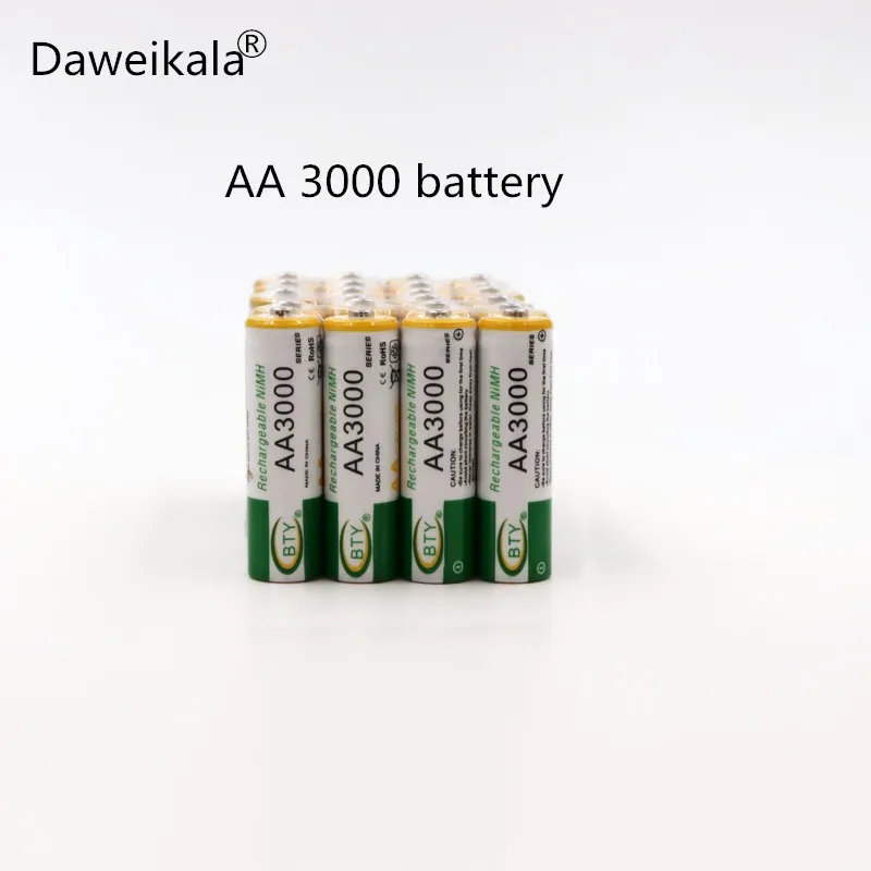 Новое зарядное устройство+ AA 3000 1,2 V качественная аккумуляторная батарея аа 3000 mAh BTY Ni-MH 1,2 V аккумуляторная батарея 2A 3000
