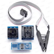 SOP8 PARA DIP8 150MIL 200MIL SOP16/8 REV3 Placa IC Test Clip Para Uso TL866II Plus Ezp2019 RT809H T56 Programador