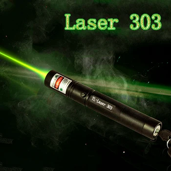 

Laser Pointer Green 532nm 5mW 303 Laser Pen High Power Adjustable Starry Head Burning Match lazer Without Battery