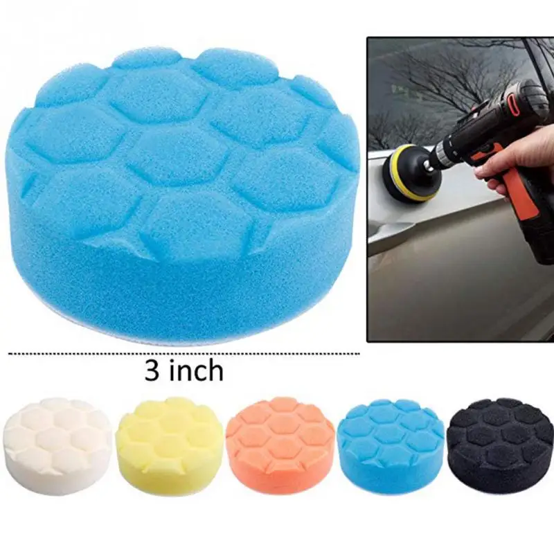 31pcs 3 Inch Professional Polishing Pad Kit Buffing Boat Car Foam Drill Styling