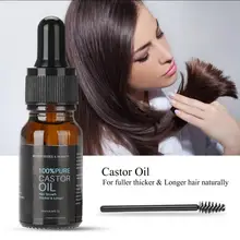 Профессиональное масло для волос, натуральное растительное Эфирное касторовое масло, профессиональные кондиционеры для век, бровей, роста волос, инструмент для ухода за волосами