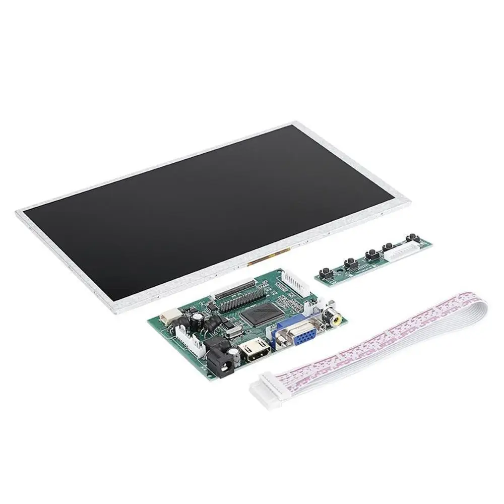 9 дюймов " TFT ЖК-дисплей модуль HDMI+ VGA+ 2AV драйвер платы для Raspberry Pi 1024*60 запасные части Аксессуары