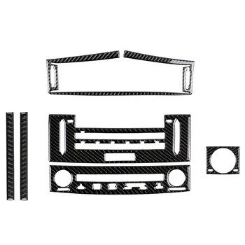 

6Pcs Carbon Fiber Air Vent AC&CD Panel Cover Trim Set for Lexus IS250 IS350 2014 -18