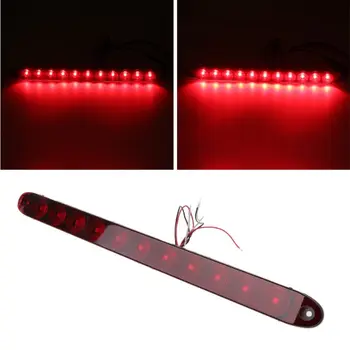 

Hot 1 Pc Waterproof DC 12V Vehicle Truck LED Brake Light Car Stop Turn Tail Lamp Bulb Long Bar Signal Light Red Car Accessories
