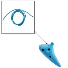 IRIN12 Отверстие C ocarina синий/зеленый/красный/желтый+ национальная ветровая посылка