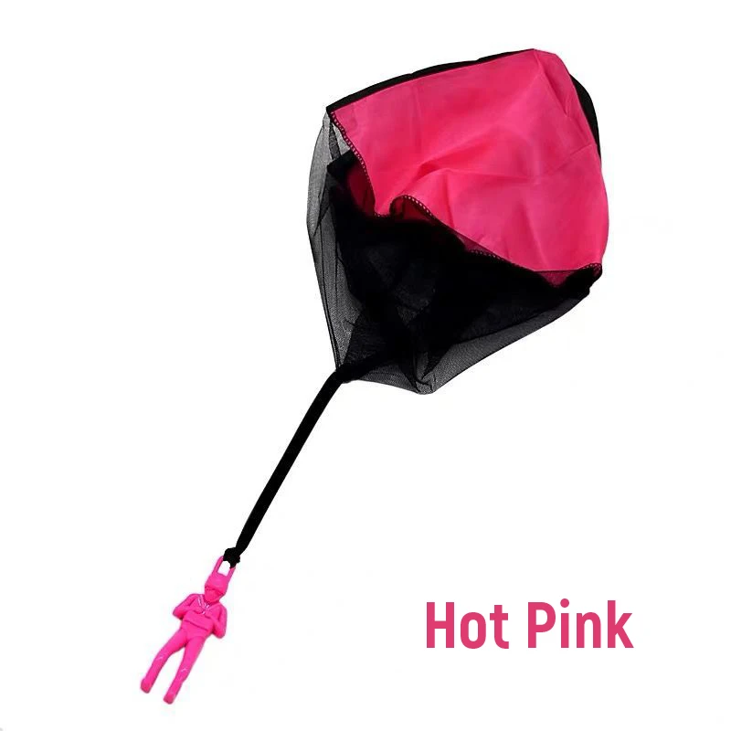 2PCS Hand Throw Soldier Parachute Toys Indoor Outdoor Games for Kids Mini Soldier Parachute Fun Sports Educational Toy Gifts Boy 12