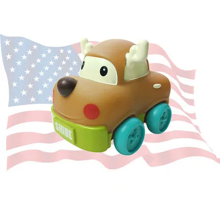 

America Infantino Baby Tino Baby Small Car Children Engineering Vehicle Inertia Toy Car Truck off-Road Vehicle