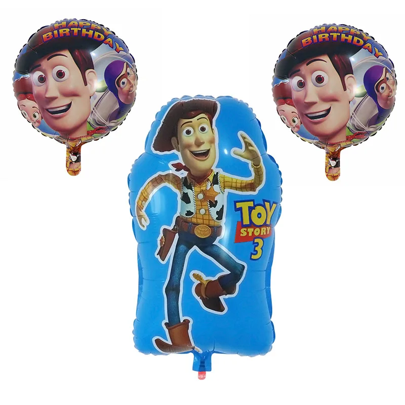 50 шт. большой размер Buzz Lightyear в форме игрушечного воздушного шара История 4 вечерние украшения игрушки фольга гелиевые шары для дня рождения поставки
