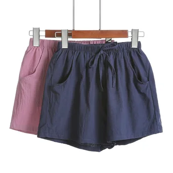 

Summer Casual Vintage Blue Shorts Girls Thin Loose Large Size Wide Leg Ladies Running Jogger Shorts Mini Sexy Pink Sports Shorts