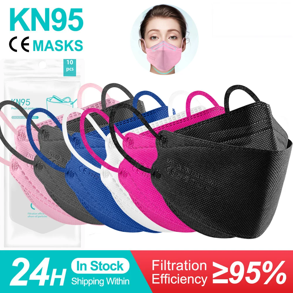 Máscara respiradora ffp2ce kn95, mascarilla fpp2 reutilizable a prueba de polvo, antiniebla, cubrebocas kn95, fpp2, homologada FP3