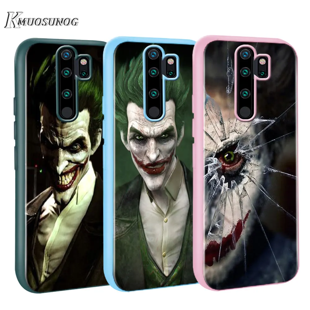 

for Xiaomi Redmi Note 8T 8 7 6 Pro Baseus Candy Color Cover Joker Pennywise Clown Horror for Redmi Note 5 Pro 5A 4 4X Case